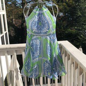 Vineyard Vines Silk summer halter dress size 8